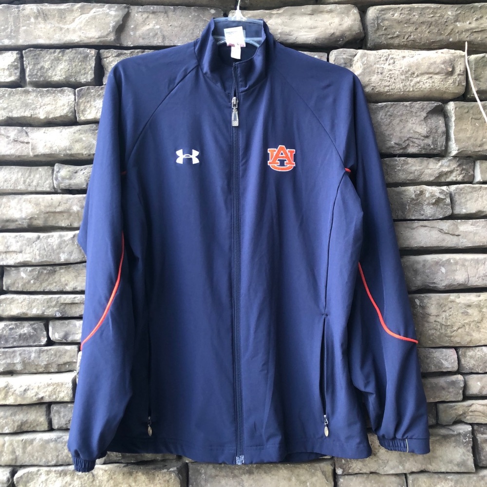 Under Armour Auburn Tigers Woven Warm Up Jacket SM